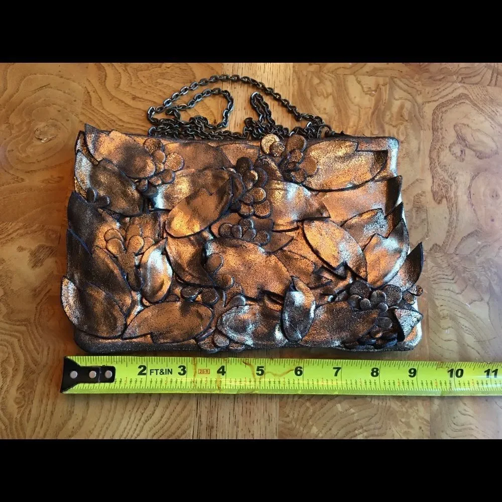APPLIQUÉ BLACK Brown Metallic Gold